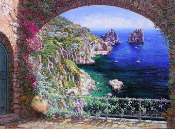 Arco Capri Egeo Mediterráneo Pinturas al óleo